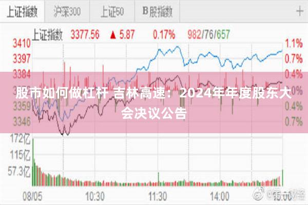 股市如何做杠杆 吉林高速：2024年年度股东大会决议公告